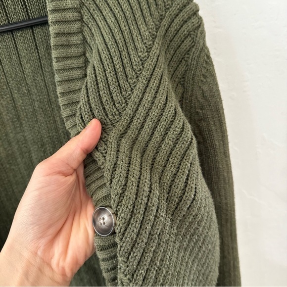 Cabi Aerial Sweater Style 3536 Green Longline Cardigan Sz Small - Picture 9 of 13
